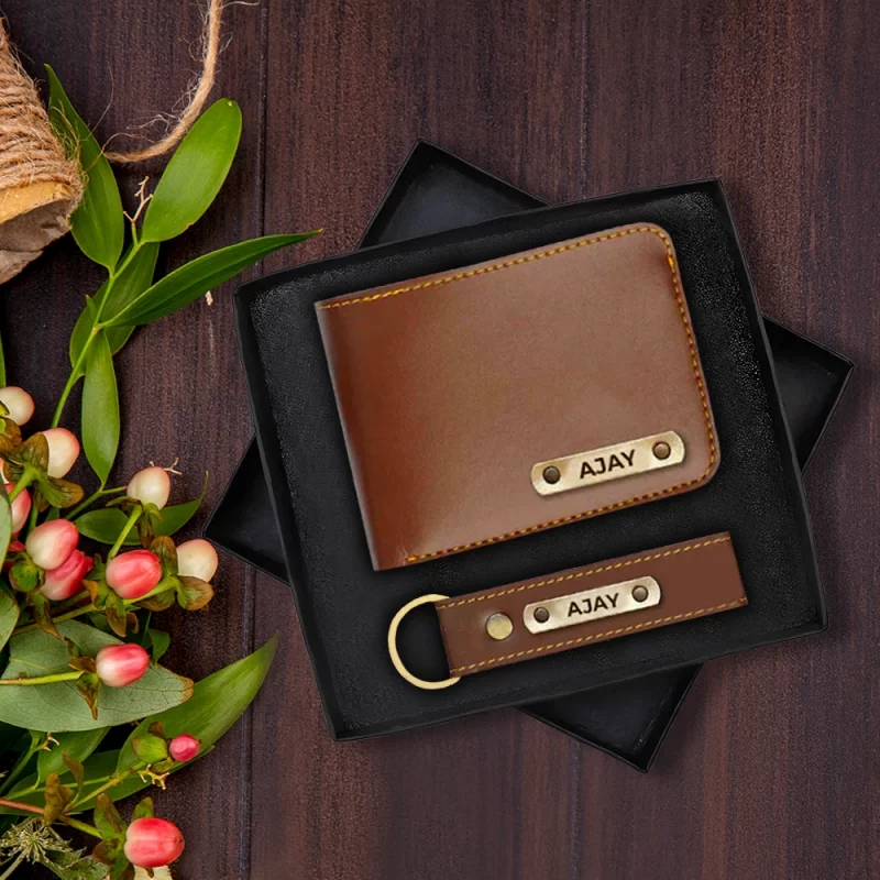 Premium Wallet And Keychain Combo