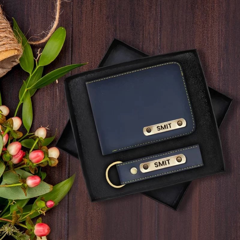 Premium Wallet And Keychain Combo